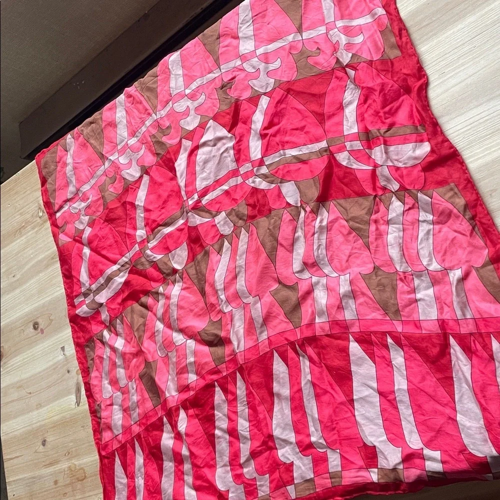 Bohemian Silk Blend Hair Scarf Multi Use Wrap